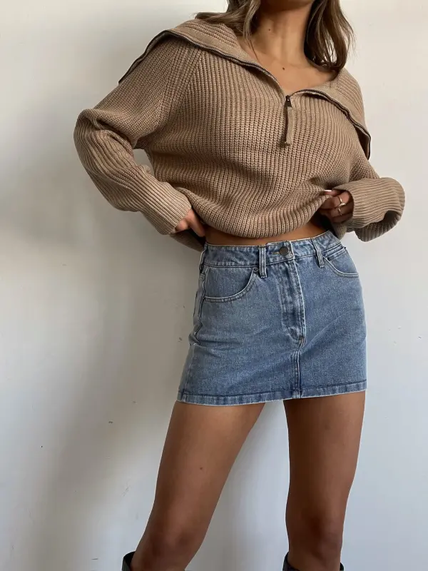 Jamison Denim Mini Skirt