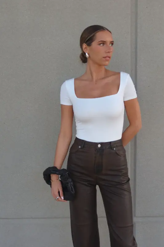 Frankie Square Neck Bodysuit